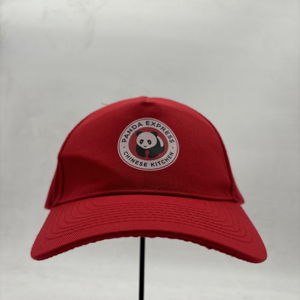 Iconic  Panda  Restaurant  Red Rare Cap Hat  Vintage Adjustable  Strap